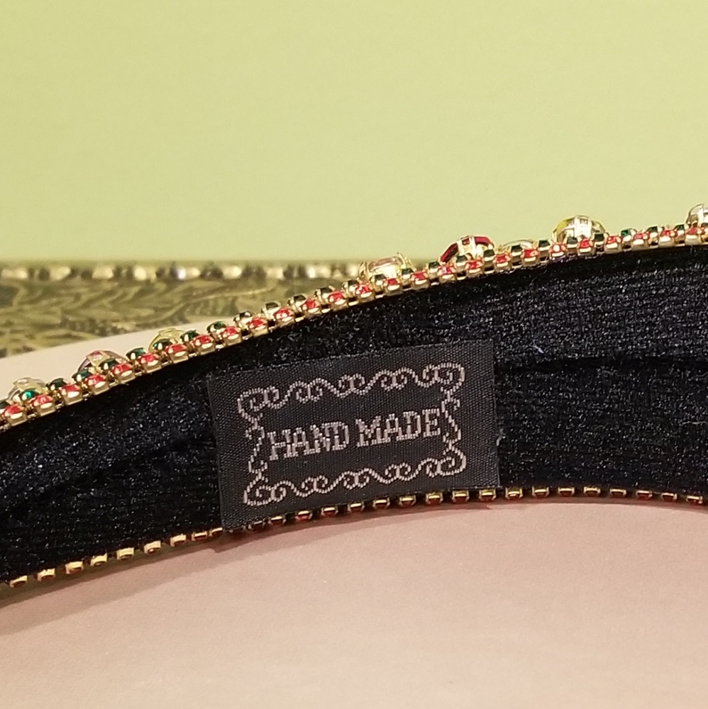 Multicolor Rhinestone Handmade Headband - Picture 6 of 6